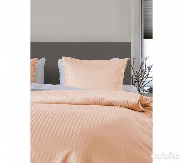 Постельное белье GoodNight Страйп-сатин 1,5 сп. (с