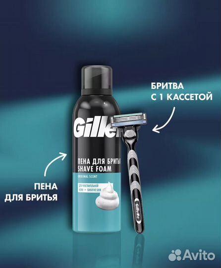 Подарочный набор Gillette