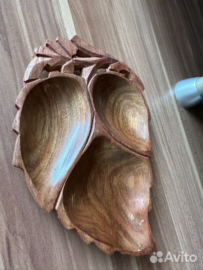 Деревянная фруктовница