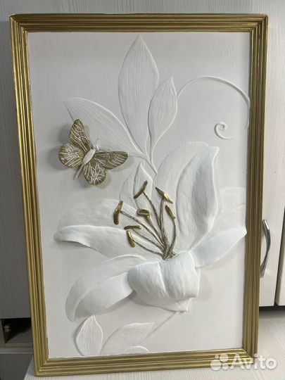 Картина барельеф