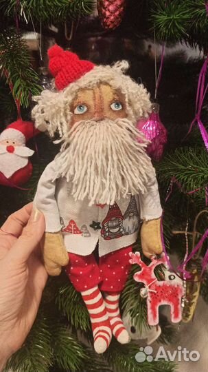 Игрушка Дед Мороз Санта Клаус