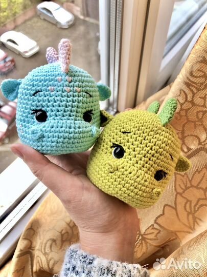 Вязаный дракончик