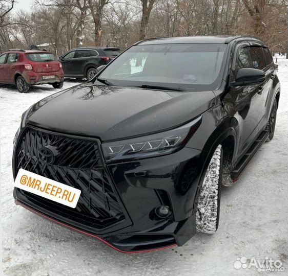 Фары Toyota highlander 2016-2019 стиль Lexus