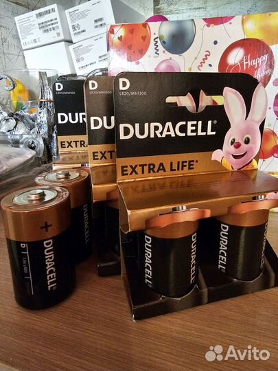 Батарейки Duracell Basic D/LR20 2шт
