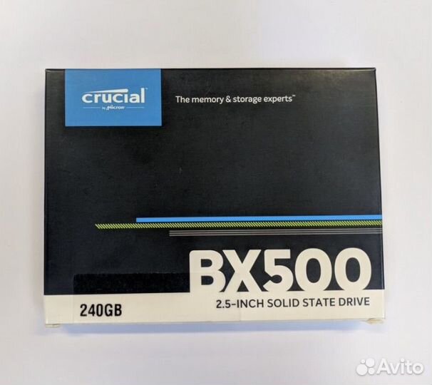 Ssd новый Crucial bx500 240 Gb