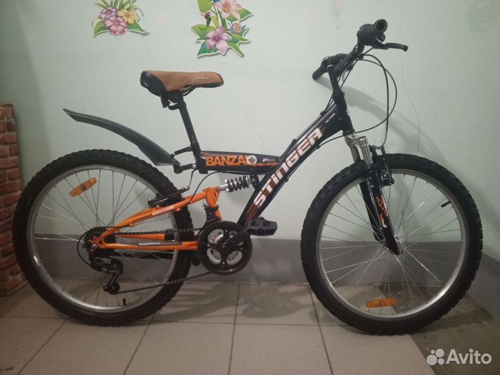 Велосипед горный подростковый 24 дюйма