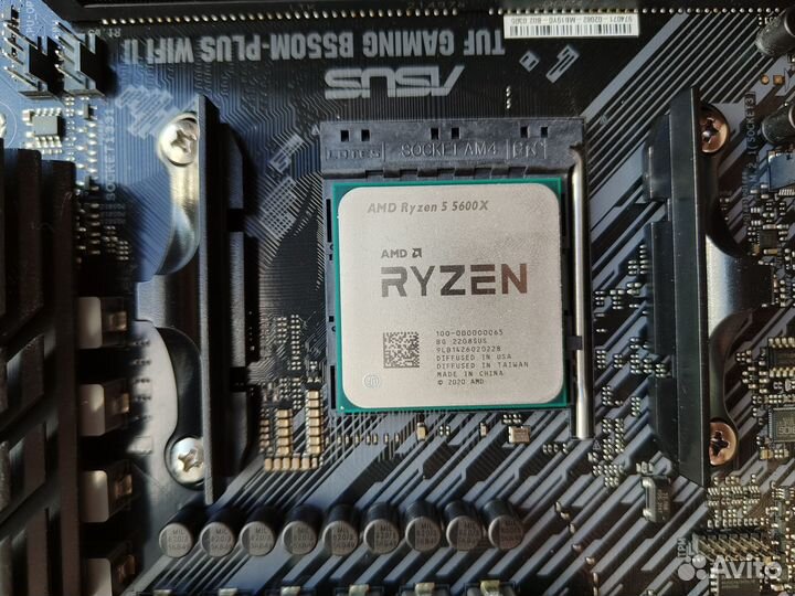 Комплект Ryzen 5600X+Asus B550M-plus WI-FI II+32Gb