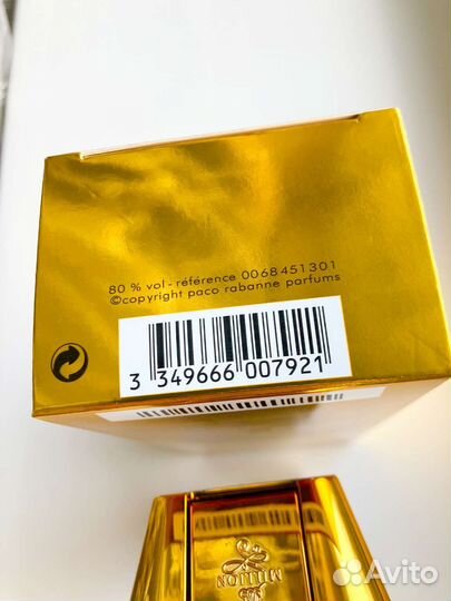 Paco Rabanne 1 Million 100 ml туалетная вода