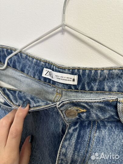 Джинсовая юбка zara