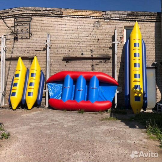 Надувной буксируемый баллон банан в броне пвх