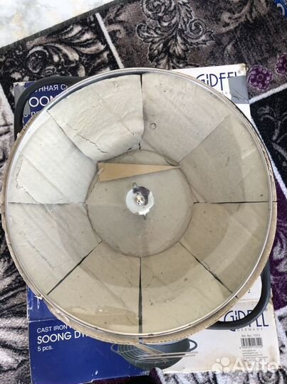 Сковорода-вок чугунная Gipfel Dynasty 1312 36 см с