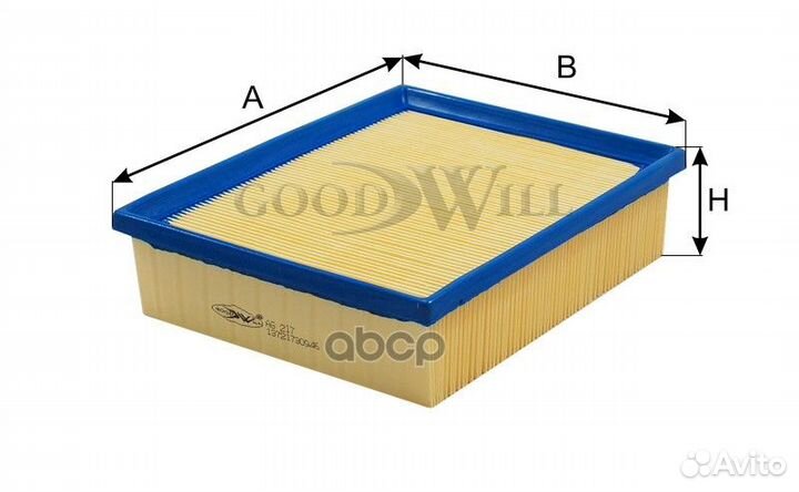 Фильтр воздушный BMW E36/E46/E39 AG 217 Goodwill