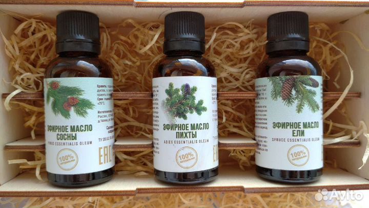 Эфирные масла пихты, сосны, ели