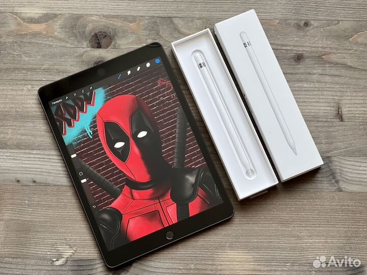iPad 7 2019 10.2 + Pencil + Procreate Идеал