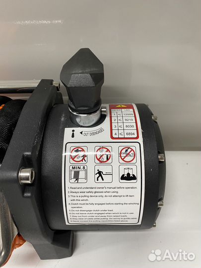 Лебедка 12000lbs boar 4x4 влагозащищенная (кевлар)