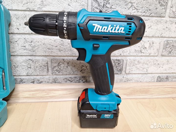 Шуруповерт makita 26 вольт в кейсе