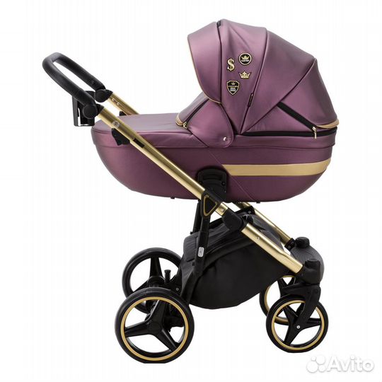 Adamex Cortina 100 эко кожа CT335 сиреневая+золот