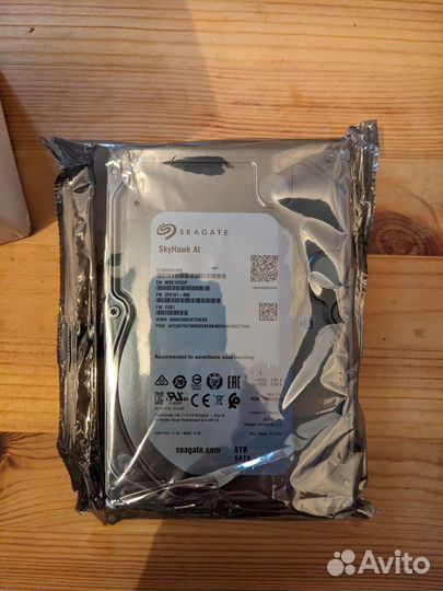 HDD Seagate skyhawk AI 8Tb ST8000VE000