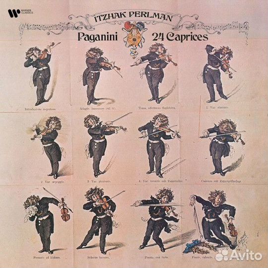 Виниловая пластинка Itzhak Perlman — paganini: 24