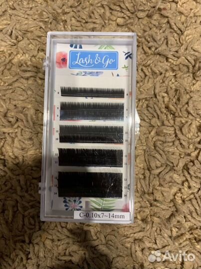 Ресницы для наращивания и пинцеты