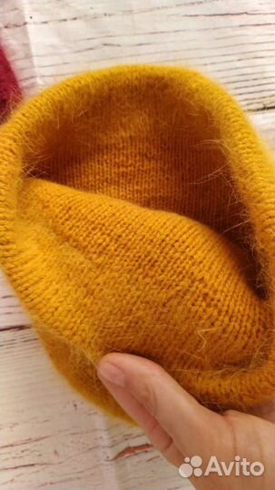 Шапочка из пуха норки