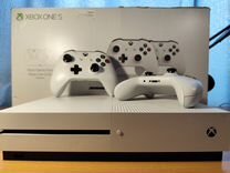 Игровая консоль Xbox one S, 1 трб, 2 геймпада