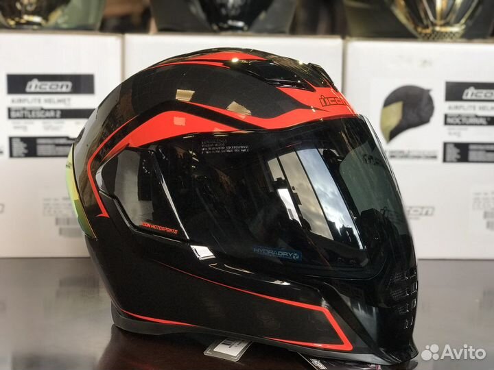 Мото шлем icon airflite cross link