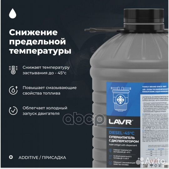 Lavr Суперантигель с диспергатором присадка