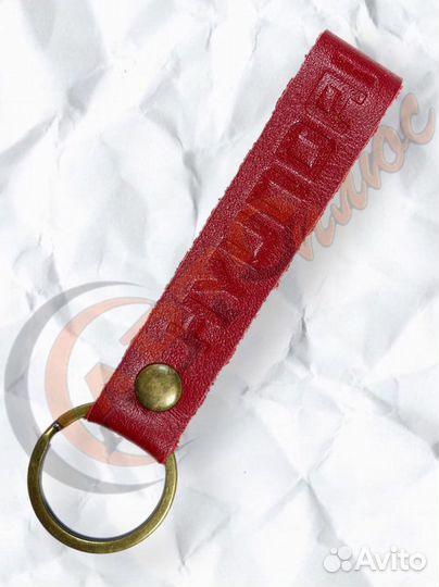 Брелок для ключей люверс-Красный 