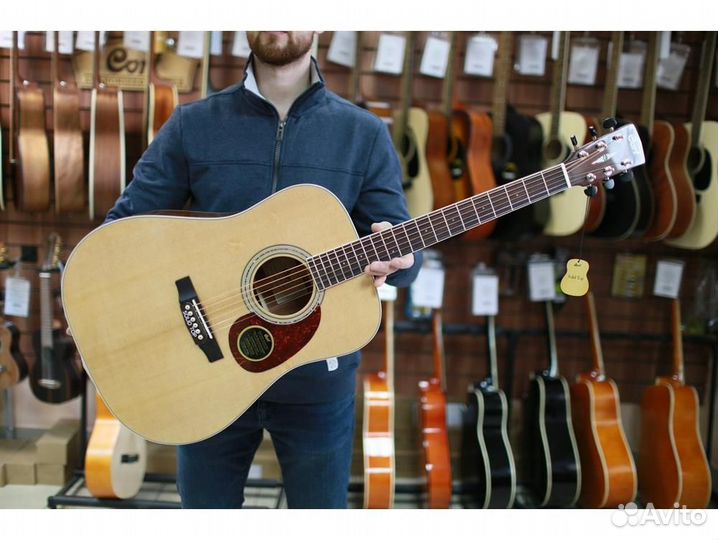 Cort earth100-NAT акустическая гитара