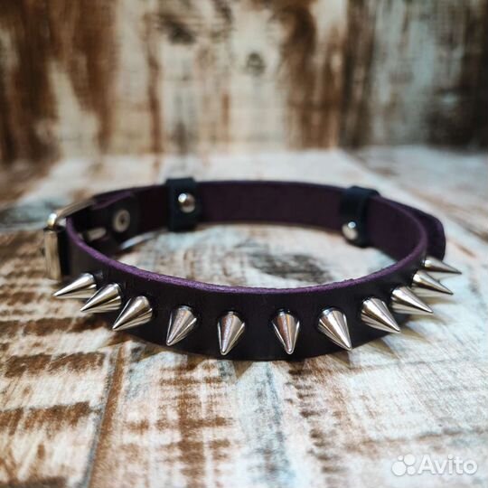 Чокер из натуральной кожи