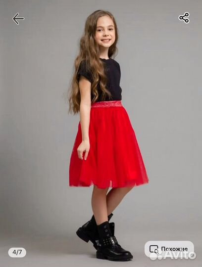 Юбка пачка для девочки 128