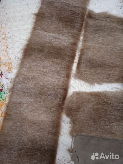Мех нутрии. Отрезки