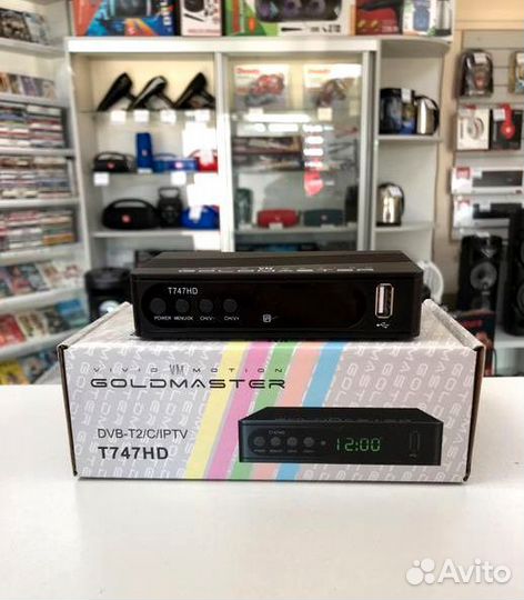 Цифровой эфирный ресивер GoldMaster T-747HD