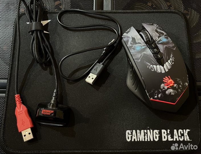 Игровая мышь A4Tech Bloody R8 skull