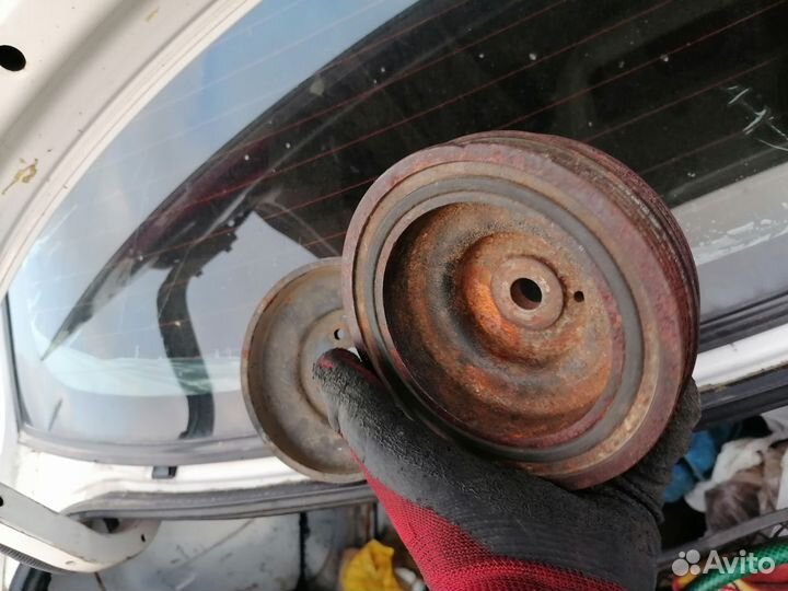 Шкив коленвала 4g18 4g15 mitsubishi