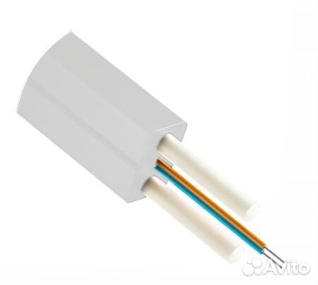 Кабель оптический ftth абонентский белый