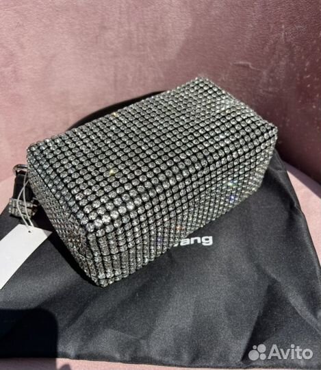 Alexander wang сумка со стразами