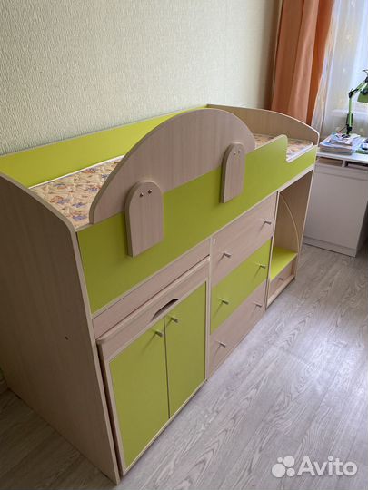 Кровать чердак «Малыш 1800»