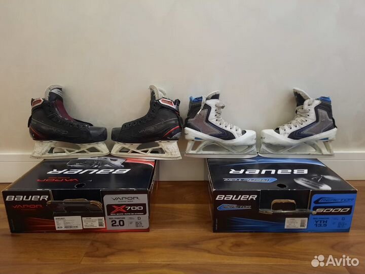 Коньки вратарские