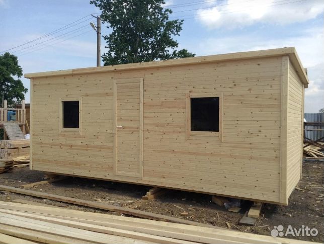 Бытовка деревянная садовая с завода
