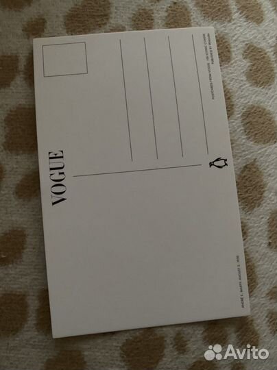 Открытка обложки vogue