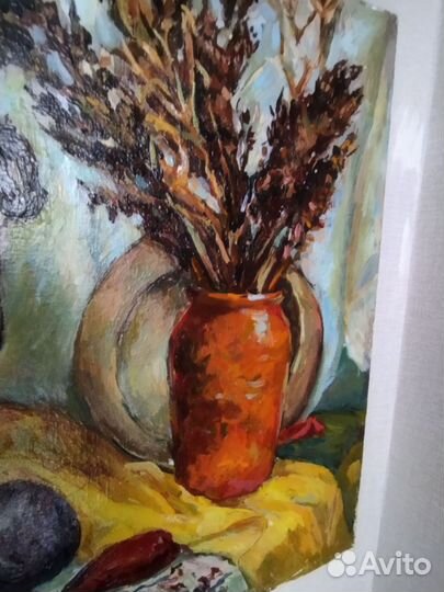 Большие картины натюрморты.Старые.Масло
