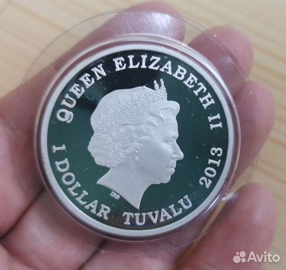 Монета серебро Год Змеи 2013 Богатство, успех