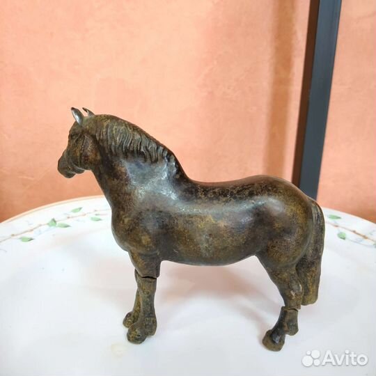 Старенькая Фигура лошади пресс - папье