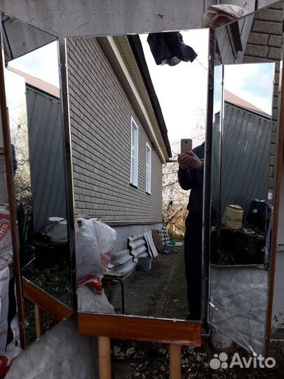 Зеркало тройное от трельяжа