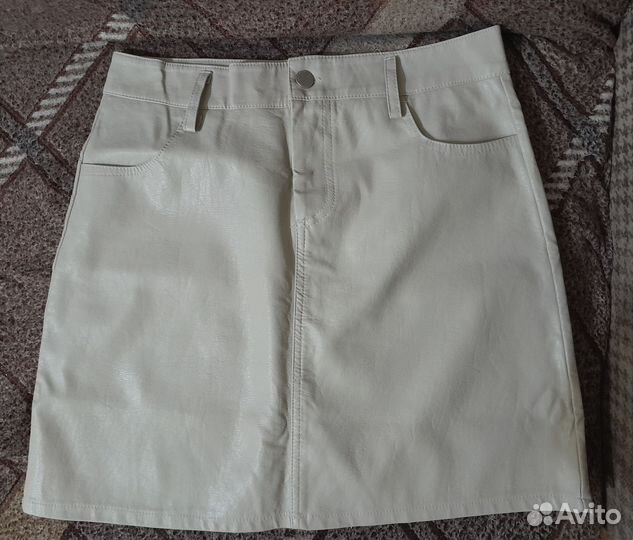 Юбка из экокожи