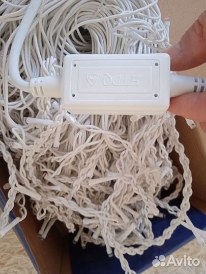 Уличная гирлянда бахрома 6 метров