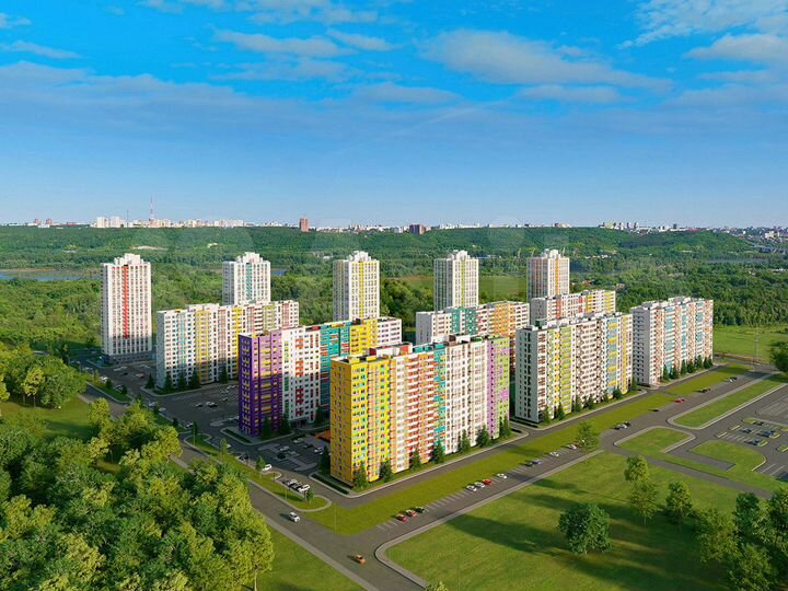 2-к. квартира, 56,2 м², 3/25 эт.