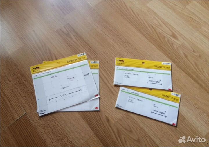 Планеры недельный и месячный. США